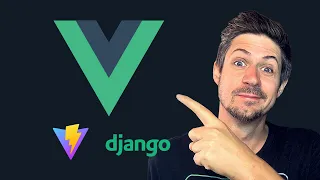 Create a Vue frontend with Vite and a Django backend