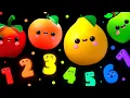 Download Lagu DANCING FRUIT with the Numbers 🍎🍊🍋‍🍏🍇 Sensory Video