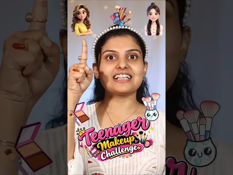 কে কে এই Teenager Makeup challenge নেবে ‼️#makeup