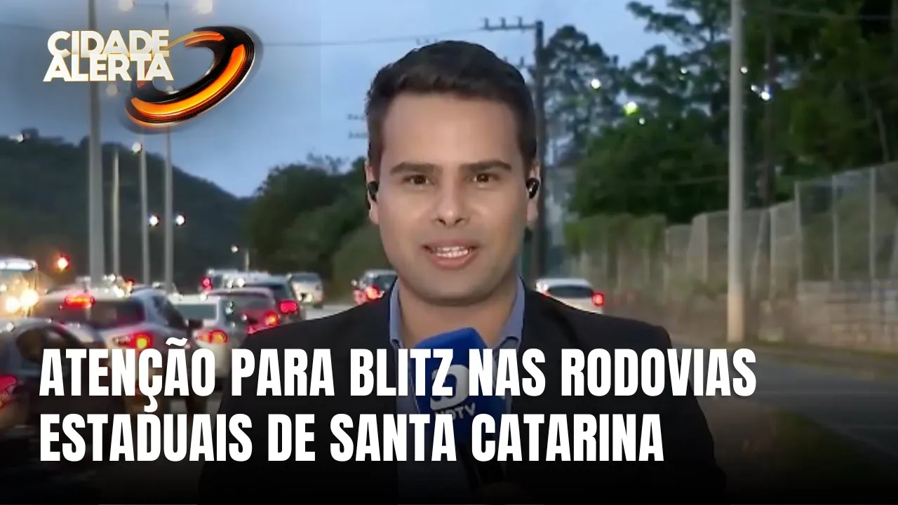 Blitz nas estradas de SC: fiscalização reforçada