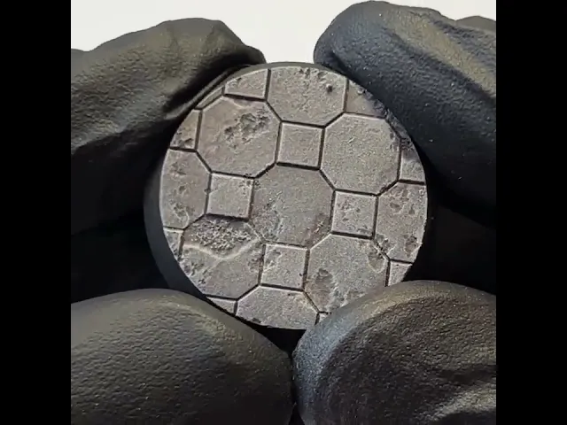 Paving Stones 79 - Textured Round bases set (11 pcs. 25–160mm) video thumbnail