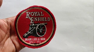Royal Enfield Made Like a Gun Embroidery Patch