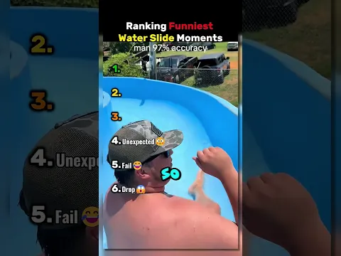 ranking best waterslide moments 🌊🛝