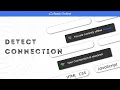 Detect Internet Connectivity using JavaScript HTML CSS