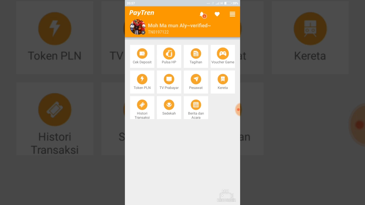 BELI PULSA LEWAT APLIKASI PAYTREN | 2020