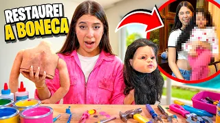 RESTAUREI A MINHA BEBÊ REBORN GÊMEA ! Sarah de Araújo