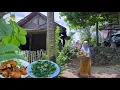 Download Lagu Tumis daun pepaya, ayam goreng, nikmat luar biasa,makan bersama keluarga,masakan desa 