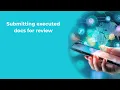 submitting executed docs for review in Dotloop for Brands By Integra