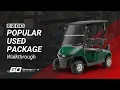 Used E-Z-GO RXV Lithium Golf Cart Walkthrough Garrett s Golf Cars