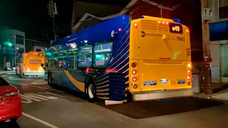 NYCT B49 Bus Route 2022 New Flyer XD40 7943 2018 New Flyer XD40 7649 E 16 St Sheepshead Bay Rd
