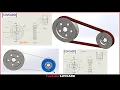 Design belt and pulley assembly in solidworks with motion study assembly tutorial
