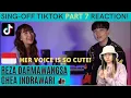 Lagu REACTION to Reza Darmawangsa VS Ghea Indrawari SING-OFF TIKTOK SONGS PART 7! ❤️