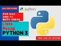 Lists Recap in Python 3 Coding for Kids Python Learn to Code with 50 Awesome Games and Activities
