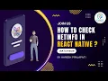 Check Netinfo State In React Native Check Internet and Wi-Fi Status React Native Tutorial