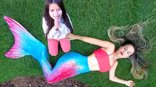 जलपरी घर के आंगन में सो रही है! किसने तोड़ी पानी की टंकी? 🧜‍♀️💦
