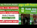 Frank Ross Pharmacy Job Vacancy Career In Pharmacy Job Private Company Job In Kolkata 2022 Job com