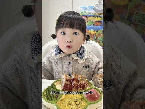 A super European meal today — bread dip-dip in soup, plus schnitzel! (੭ˊᵕˋ)੭*ଘ  #babygirl
