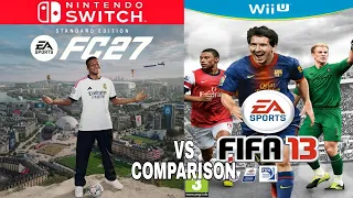 EA FC 27 Nintendo Switch Vs FIFA 13 Wii U