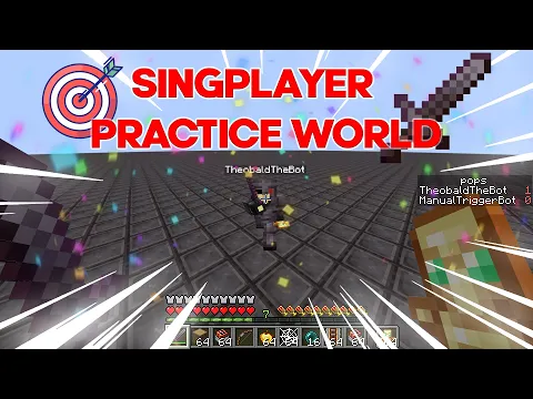 Download MP3 BEST SINGLEPLAYER BOT PVP PRACTICE FOR MINECRAFT