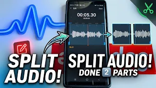 how to split a voice recording into two sections voice recorder phone app android samsung galaxy