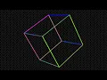 Edge geometry with line segments as wireframe alterative - threejs demo