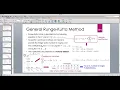 Java for Scientific Computing General Runge-Kutta Family for Solving ODEs