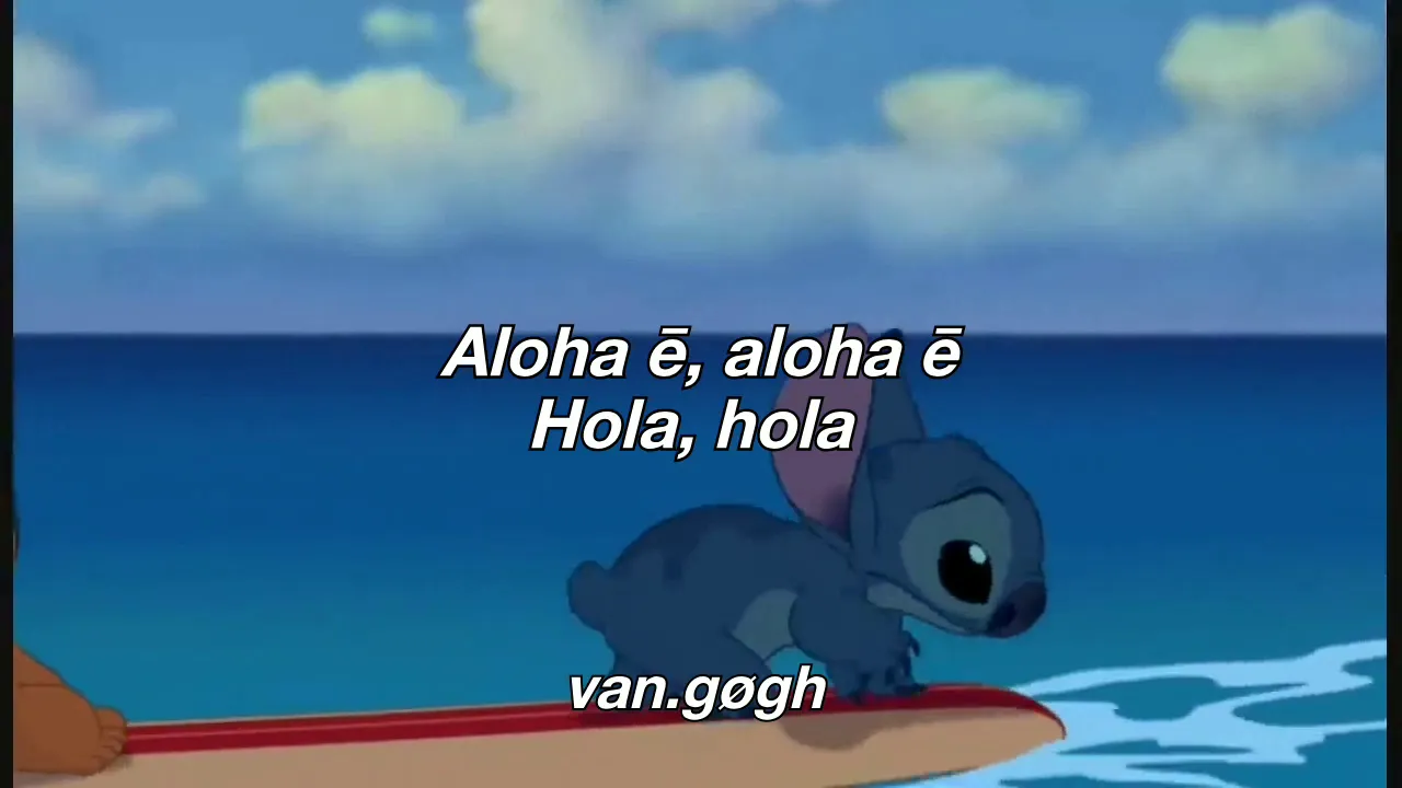 Hawaiian Roller Coaster Ride - Lilo & Stitch (lyrics/sub español)