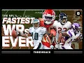 The FASTEST Wide Receivers in NFL History