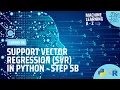 Learn Machine Learning Support Vector Regression SVR in Python - Step 5B