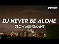 DJ NEVER BE ALONE SLOW MENGKANE