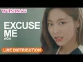 Download Lagu AOA - Excuse Me「without Seolhyun , Choa」- Line Distribution (Color Coded Live)