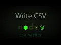 Writing CSV File in Nodejs csv-writer Generate CSV File in Nodejs in Hindi Full 2023