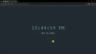 Digital Clock Project for Beginners JavaScript Project with Live Date Time