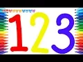 How to Draw Numbers 123 Coloring Pages Drawing Coloring Art for Kids