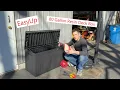 EasyUp 80 Gallon Resin Deck Box waterproof easy to assemble