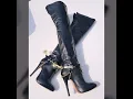 New Articels Brand spanking leather latex long high heels boots deaigns ideas