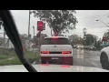Sydney Rain Drive Blacktown School Time Traffic Dashcam POV Western Sydney ASMR Driving in Rain