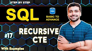 Recursive CTE Recursive SQL Queries SQL Tutorial in Hindi 17