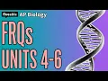 AP Biology CRAM - FRQs Units 4-6