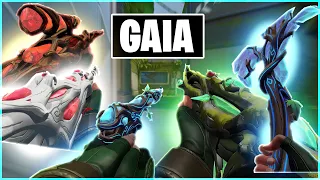*ALL* Gaia's Vengeance SKINS & VARIANTS IN-GAME Showcase! (HIDDEN SFX!) - VALORANT