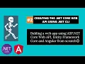 CREATING NET CORE WEB API USING NET CLI--Angular and Net Core Complete Web Application