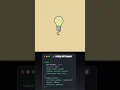 javascript animeted tutorial computer graphics by learning coding with legend light bulb