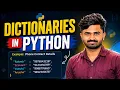 Dictionaries In Python with Real Life Examples telugu series methods easy to understand