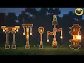 Minecraft How to Build 5 Unique LAMP POST Designs