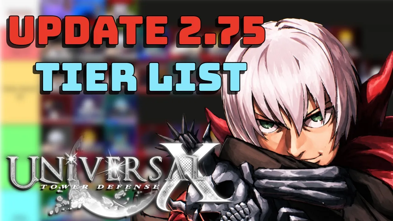 BEST Update 2.75 Tier List in Universal Tower Defense X!!! (Roblox) video thumbnail