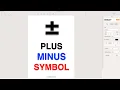 How to type Plus or Minus Symbol on MAC