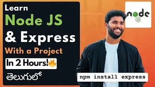 Learn Node JS Express with a Real Project in Telugu Full Course in 2 Hours