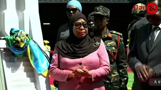 SHUHUDIA RAIS SAMIA AZINDUA KITUO CHA KUZALISHA UMEME CHA JNHPP