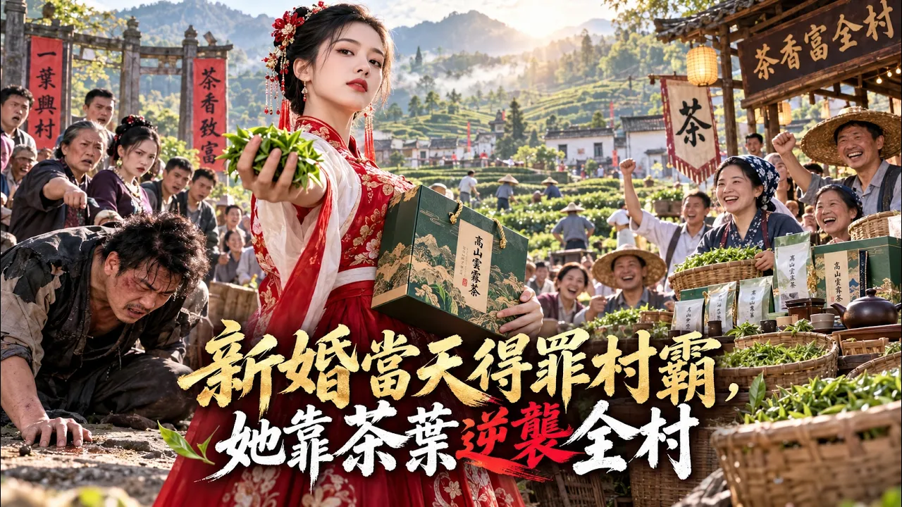震撼首播挺身护伴娘得罪村霸遭打压,持证据维权成立合作社!古法制茶出圈硬刚资本带全村振兴
