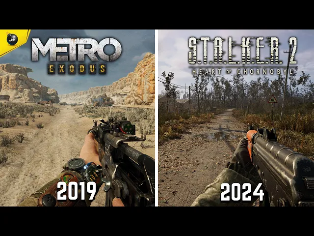STALKER 2 vs METRO EXODUS - Details &amp; Graphic Comparison